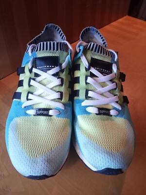 (NIB) Adidas EQT ADV PK Prime Knit Sneaker Size 9 Adidas EQT Support Advantage Primeknit Grey White BY9392  main image 3