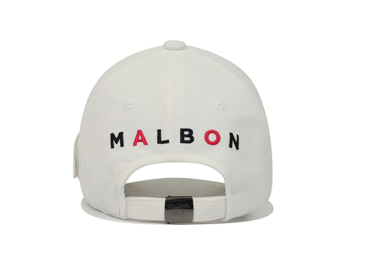 Malbon Golf [SQUID GAME COLLECTION] Ball Cap WHITE / ML Size image 4