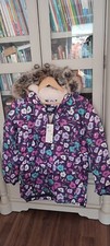 Lands End Brand New Girls Jacket Waterproof Feather N Down