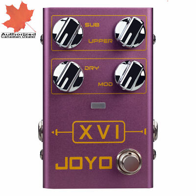 JOYO R-13 XVI Polyphonic and Suboctave Octave Guitar Effect Pedal R-Series New
