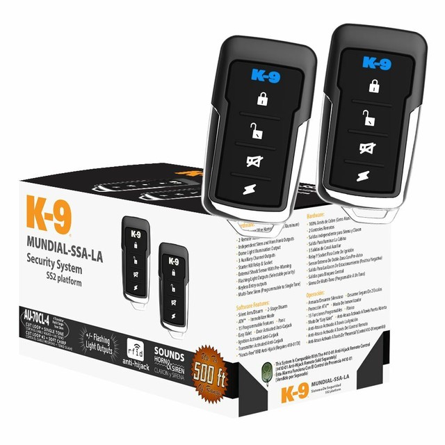 OMEGA K9 Mundial SSA La Car Alarm 1way Security System for sale