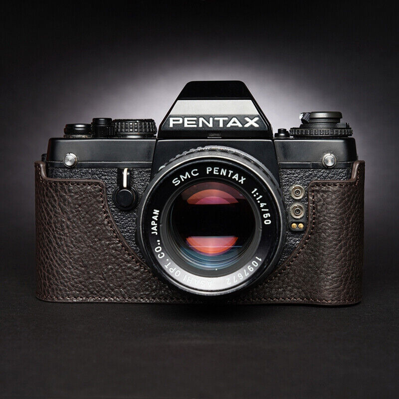 Pentax LX Real Leather Half Case Camera Retro Style Insert Cover New TP  Handmade