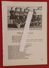 PISA REGGINA squadre foglio pagina tratto da almanacco del calcio Panini 1971