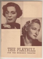 Jane Cowl & Peggy Wood   "Old Acquaintance"   1941    Playbill