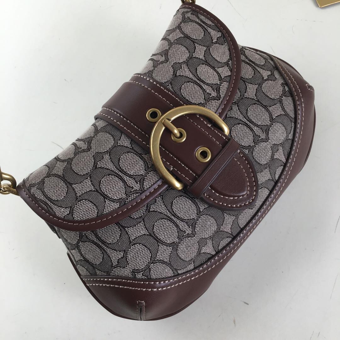 バッグ Coach Soho Optic Signature Hand Bag COACH SOHO OPTIC SIGNATURE HOBO