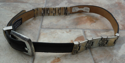 Womens Brighton 40603 Lady Black Leather Belt sz S  display picture 3