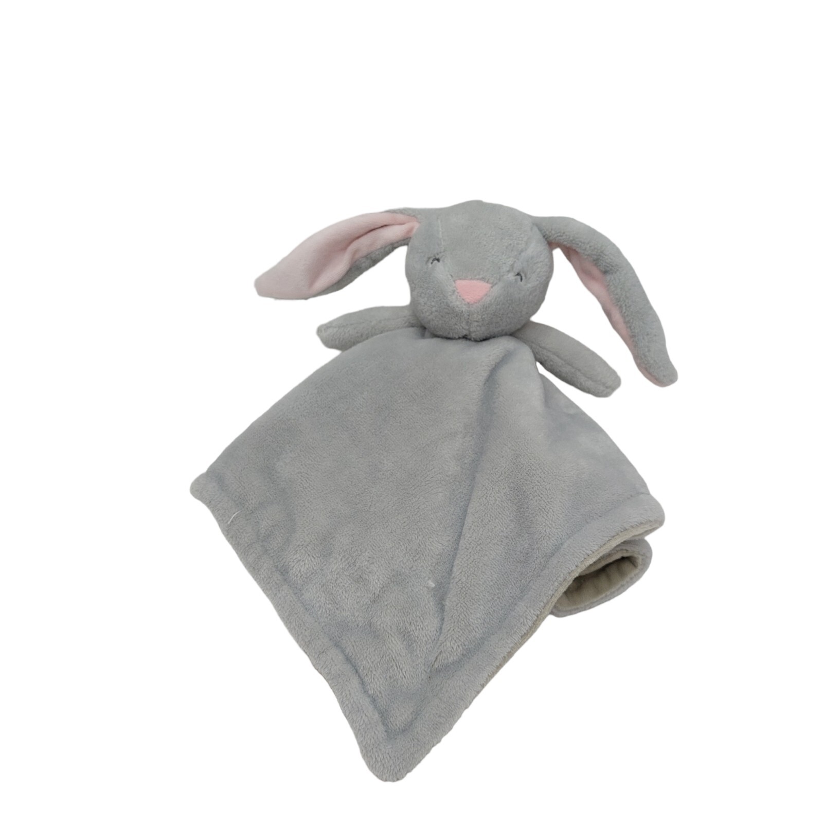 Carters Bunny Rabbit Baby Security Blanket Grey Lovey 14