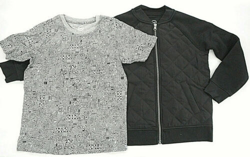 Boys Wonder Nation Assorted Jacket W/T Shirt 2PC Set Sz 8Reg-18Reg / 8Hus-18Hus - Imagen 4 de 7