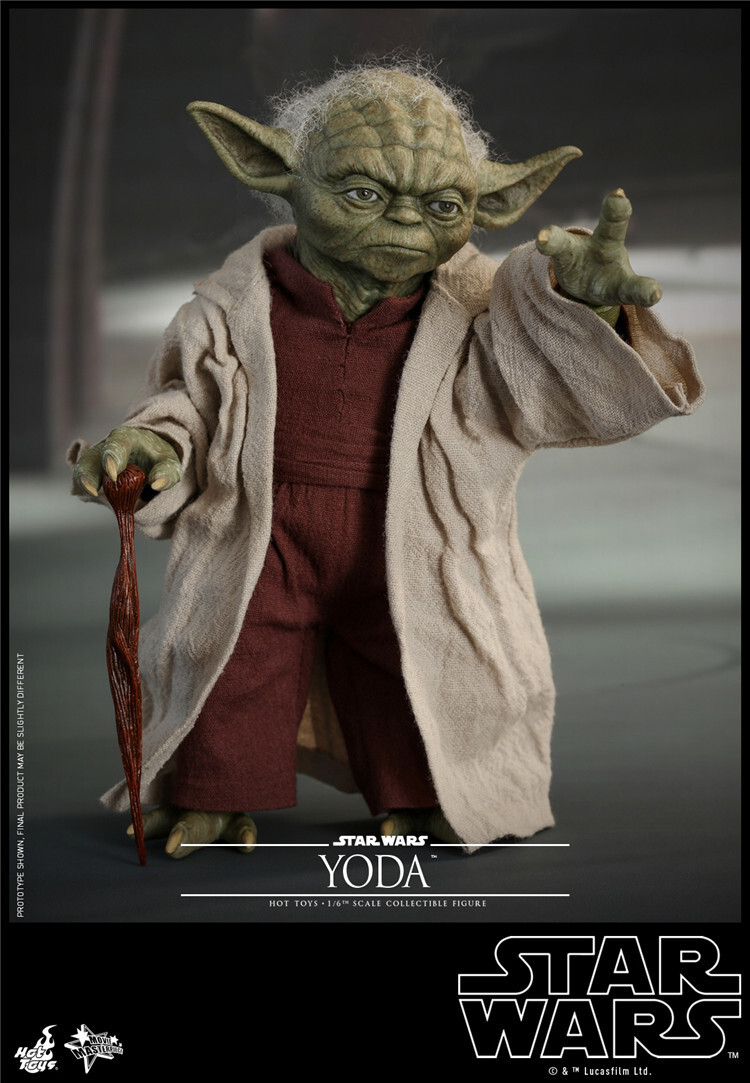 MMS495 Star Wars Master Yoda | 1/6 HOTTOYS Episode II Action