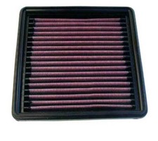 K N Engine Air Filter: Increase Power Acceleration, Washable, Premium, Replace