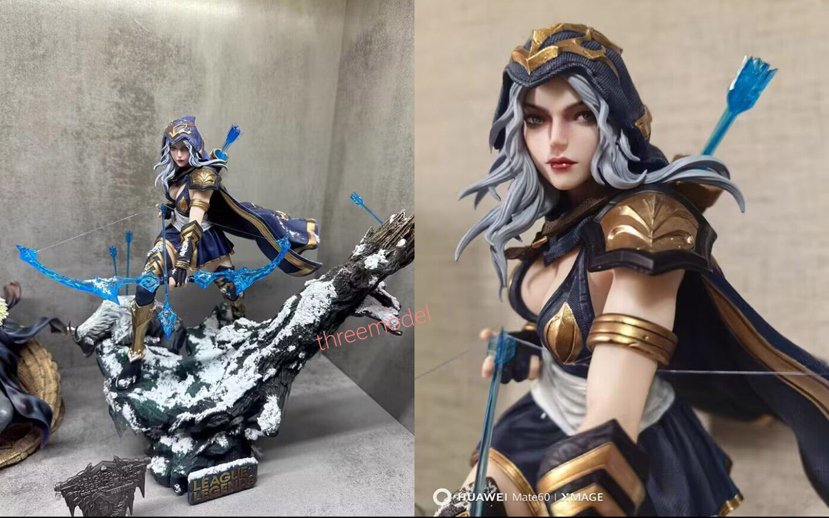Jimei Palace LOL League Of Legends Ice Shooter Ashe Figure Statue