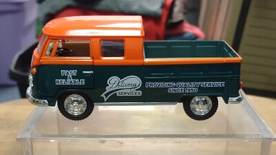 Kinsmart 1963 Volkswagen Bus Double Cab Pickup Delivery Truck 1:34