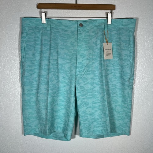 NWT MSRP $115 Peter Millar Crown Sport Shackleford Fish Camo Golf Shorts 40 - Picture 2 of 9