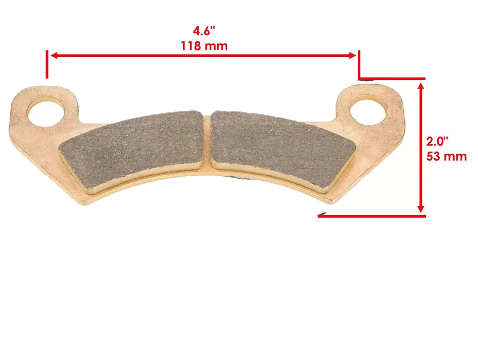 Pastillas de freno delanteras y traseras para John Deere Gator XUV 825i 825M 855M S4 Foto 4 de 4