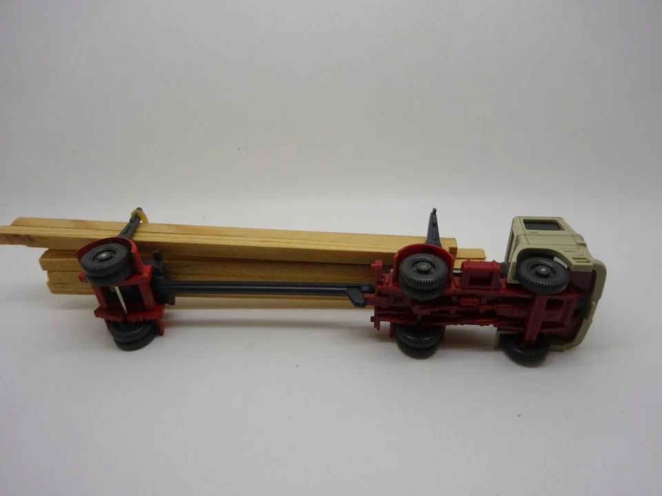 Wiking : MB 1317 Transporteur De Bois Long, Jaune Clair, Saure HB 725/1G (GK109) - Photo 3/4