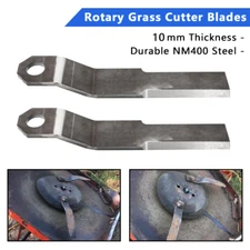 10mm AR400 Steel For Mower King Brush Hog Skidsteer Rotary Grass Cutter Blades