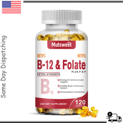 Vitamin B12 (Methylcobalamin) & Folate Plus Vitamin B6 - Energy, Brain & Nervous