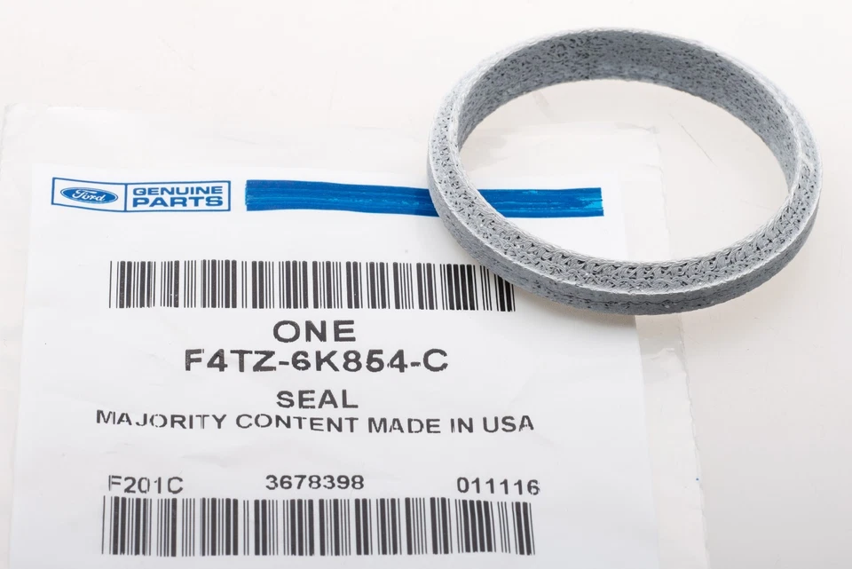 Sello de junta de tubo de escape turbo diésel Ford 7,3 L Powerstroke OEM F4TZ6K854C Foto 4 de 4