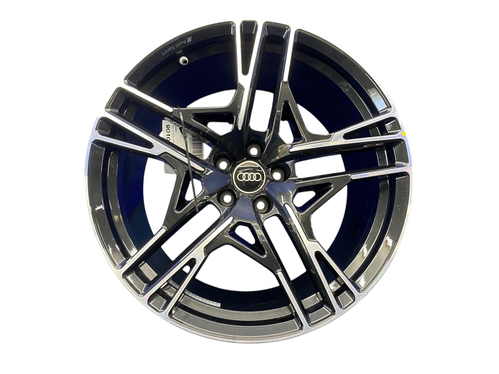 2021 2022 2023 AUDI R8 20X11 FIVE SLOTTED SPOKE WHEEL RIM MACHINED & BLACK OEM