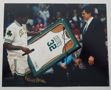 Robert Parish Signed 8x10 Photo The Chief Boston Celtics NBA HOF LEGEND RAD