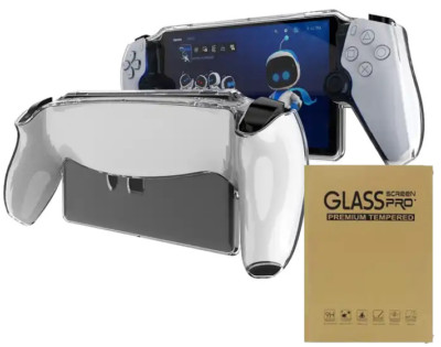Clear Case & Screen Protector for PS5 Playstation Portal Handheld Remote Player