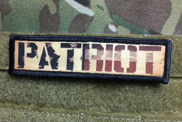 1x4 PATRIOT Morale Patch Tactical Military Army USA Flag Hook Badge 1x4 PATRIOT Morale Patch Tactical Military Army USA Flag Hook Badge