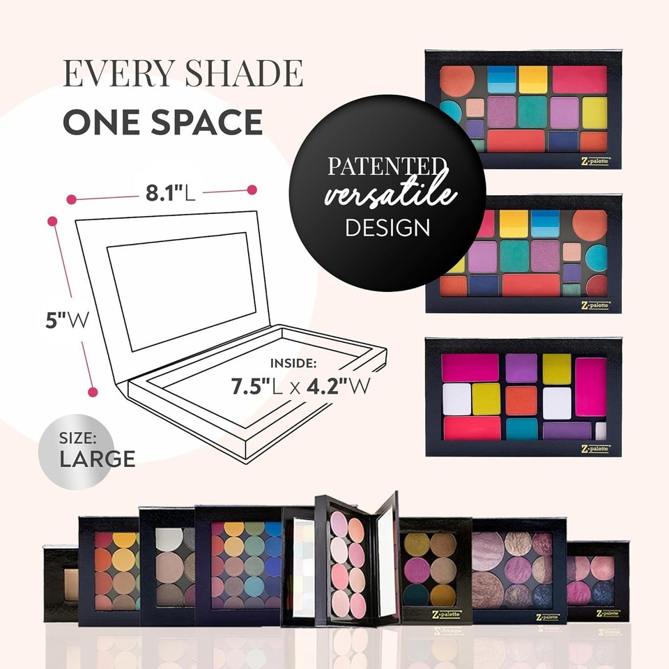 Z Palette Large Black Makeup Palette eBay