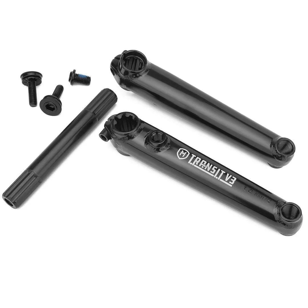Mission transit V3 Chromoly 3pc Cranks Forged 19mm Spindle BMX
