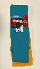 2 COLOR PK- POWERSOX GOLD TOE Allsport Socks 2 Pair Large