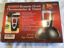 Maverick Voice Alert Remote Oven Thermometer & Timer Redi Chek Wireless ET-901B☆