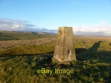 Photo 6x4 Trig point on Bradwell Moor Old Dam At 470m above sea level. Th c2012