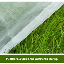 Heavy Duty Fine Mosquito Net, Bugs, Pool/Pond Leaf Cover, Mesh Screen Net-White