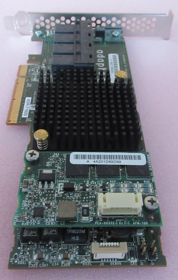Adaptec ASR-71605 1GB Cache 16-Port 6Gbps Raid Controller + Battery - Image 4 of 4