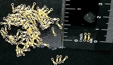  50 pcs Brass Rolling Swivels Size # 10 Free Shipping