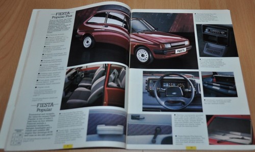 Ford Cars 1987 1988 Sierra Fiesta Escort Ghia Granada Scorpio Brochure Prospekt - Picture 3 of 11