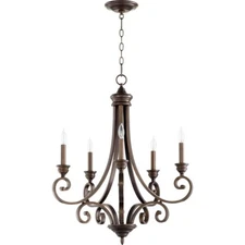 Quorum Bryant 5 Light 25.75' Chandelier, Oiled Bronze - 6054-5-86