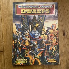 Warhammer Dwarfs Army Book 4th Edition 1993 Old World Fantasy