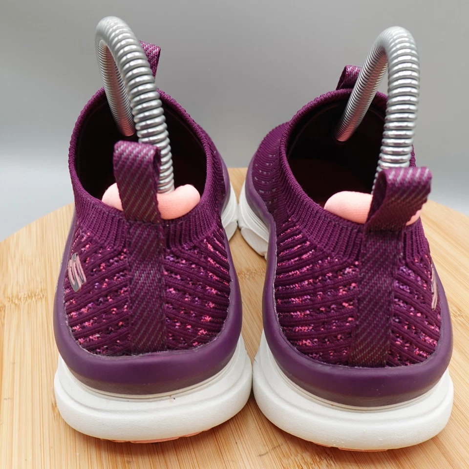 Skechers Womens Size 6 Plum D lux Walker Casual Shoes Sneakers Slip On 149356 - Image 4 of 4