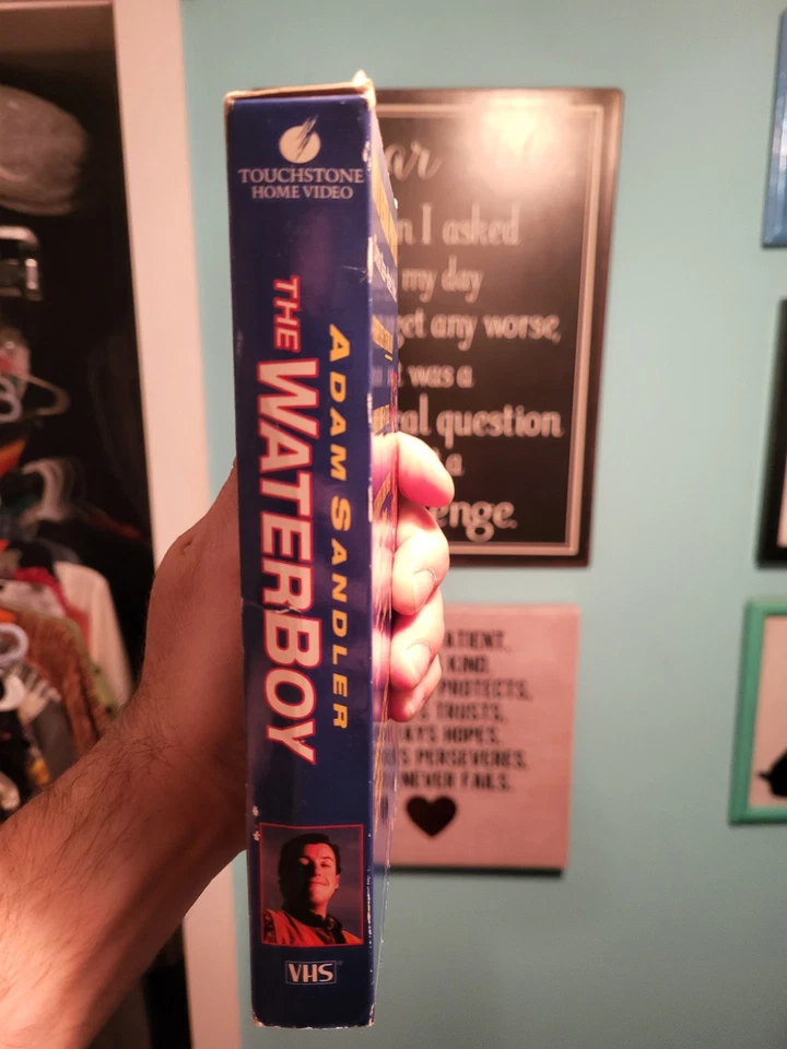 The Waterboy Demo Tape VHS (1998) Rare Promo Copy (Adam Sandler, Kathy Bates) - Image 4 of 4