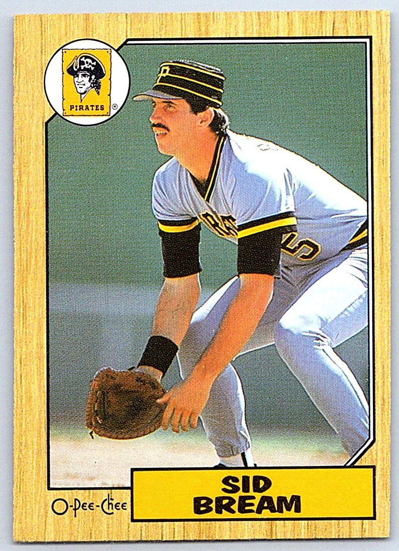 1987 O-Pee-Chee Sid Bream Pittsburgh Pirates #35