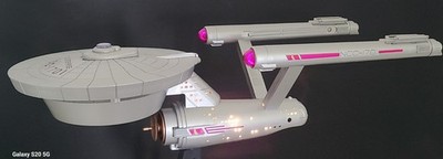 STAR TREK ENTERPRISE  1701 DESK LAMP /NIGHT LIGHT AND RADIO ALARM CLOCK COMBO