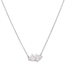 Swarovski Attract Soul Rhodium Plated Heart Necklace