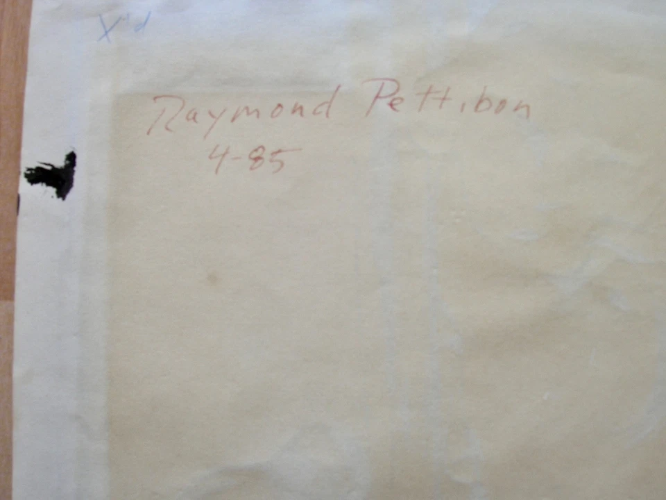 Raymond Pettibon, dibujo original de 1985 FIRMADO raro Foto 3 de 4