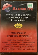 New: Alumilite Mold Making AND Casting DVD One Hour And 45 Minutes.