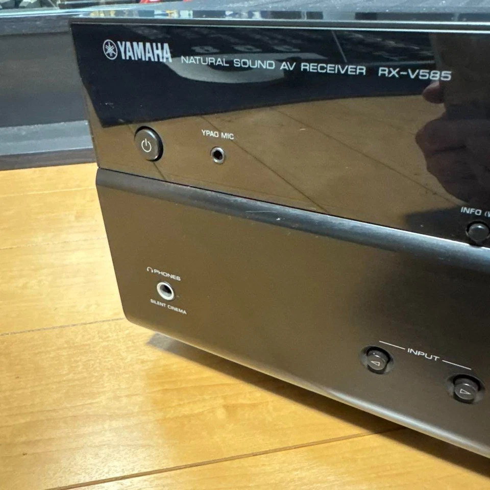 YAMAHA RX-V585 AV receiver 7.2-ch Wi-Fi, Bluetooth, Airplay Bundle Remote Tested - Image 2 of 4