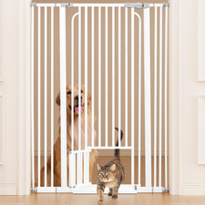 53In Extra Tall Cat Gate for Doorway No Drilling 29.5-40.1In Wide Dog Gate with