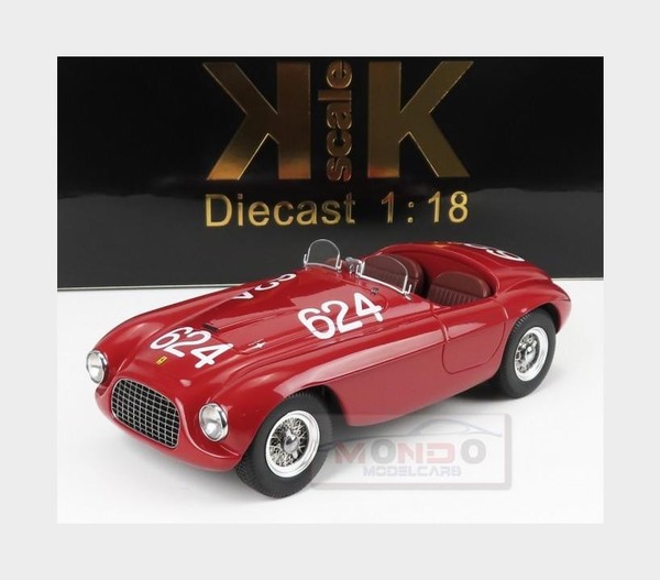 1:18 KK Scale Ferrari 166 Mm #624 Winner Mille Miglia 1949 KKDC180915 Modellbau-image