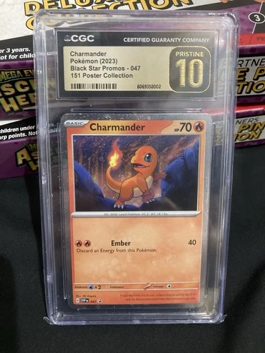 Charmander 151 Poster Promo Cgc Pristine10