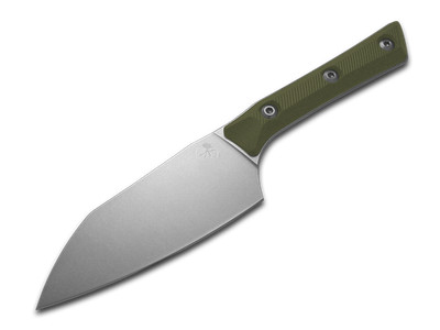Microtech Knives 3300-10OD OD Green G10 M390MK Steel Small Santoku Kitchen Knife