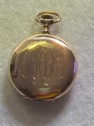Antique Ladies Elgin Pocket Watch Gold Filled Monogrammed Yellow Gold